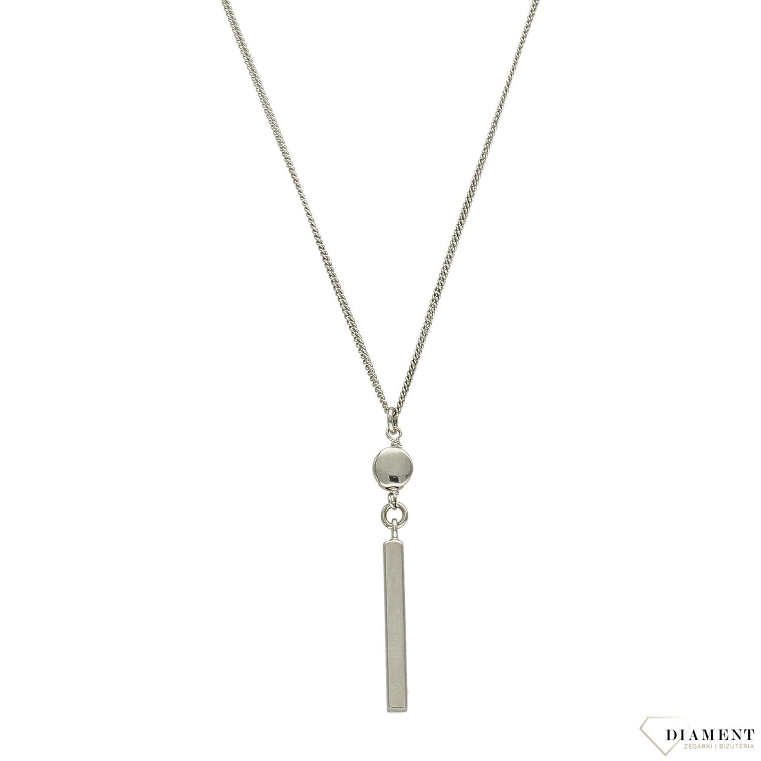 Naszyjnik srebrny 925 pałeczka C RM 21180 060v.jpg